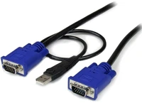 Startech SVECONUS10 Vga + vga + usb-a (apa - apa) kábel 3m - fekete kép