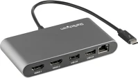 Startech TB3DKM2HDL Thunderbolt 3 mini dock 5-port 100w thunderbolt 3 dokkoló szürke kép