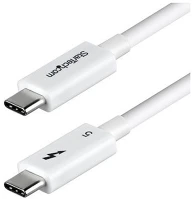 Startech TBLT5MM80CM240WWH Thunderbolt 5 -> thunderbolt 5 m/m adatkábel 0.8m fehér kép