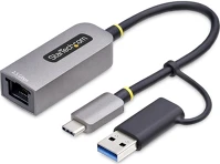 Startech U2GA-USB-C-ETHERNET Usb type-c ethernet adapter ethernet adapter w/usb-a convert kép