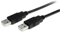 Startech USB2AA2M Usb-a 2.0 -> usb-a 2.0 m/m adatkábel fekete kép
