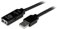 Startech USB2AAEXT10M Usb 2.0 a - usb a aktív hosszabbító kábel 10m - fekete kép