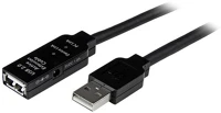 Startech USB2AAEXT35M Usb a m/f adatkábel 35m hosszabbító fekete kép