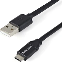 Startech USB2AC2M10PK Usb-c -> usb-a 2.0 m/m adatkábel 2m fekete usb-if, 10db kép