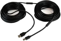 Startech USB2HAB65AC Usb 2.0 a - b aktív hosszabbító kábel 20m - fekete kép
