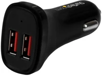 Startech USB2PCARBKS Autós 2xusb töltő (5v / 4.8a) fekete