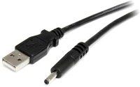 Startech USB2TYPEH Usb - 3.4mm h barrel power töltőkábel 0.9m - fekete kép