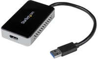 Startech USB32HDEH Usb-a 3.0 apa - hdmi + usb-a anya adapter - fekete/szürke kép