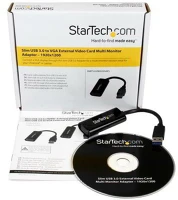 Startech USB32VGAES Slim usb 3.0 vga adapter kép