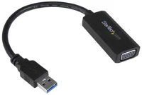 Startech USB32VGAV Usb-a apa - vga anya adapter - fekete kép