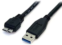 Startech USB3AUB50CMB Usb 3.0 a - micro b adatkábel 0.5m - fekete kép