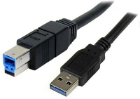 Startech USB3SAB3MBK Usb 3.0 a - usb b adatkábel 3m - fekete kép