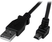 Startech USBAMB2MD Down angle mini b - mini usb adatkábel 2m - fekete kép