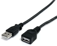 Startech USBEXTAA6BK Usb apa - usb anya kábel 1.8m - fekete kép