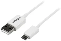 Startech USBPAUB1MW Usb-a 2.0 -> usb-b 2.0 micro m/m adatkábel 1m fehér kép