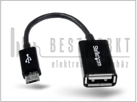 Startech UUSBOTG Micro usb otg adapter kábel - fekete kép