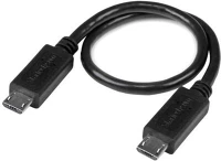 Startech UUUSBOTG8IN Micro usb - micro usb 2.0 0.2m adatkábel - fekete kép