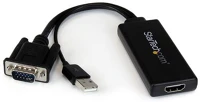 Startech VGA2HDU Aktív vga - hdmi+audio adapter fekete kép