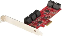 Startech.com 10P6G-PCIE-SATA-CARD 10x sata bővítő kártya pcie kép