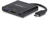 Startech.com CDP2HDUACP Usb-c multiport adapter hdmi 60w pd fekete kép