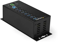 Startech.com HB30A7AME Metal industrial 7 portos ipari hub/power adapter kép