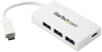 Startech.com HB30C3A1CFBW 4 port usb-c to usb-a (3x) and usb-c (1x) hub kép