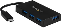 Startech.com HB30C4AFS 4 portos usb 3.0 hub fekete kép
