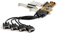 Startech.com PEX8S1050LP 8x soros port bővítő kártya pcie kép