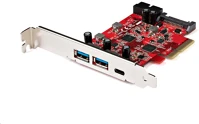 Startech.com PEXUSB312A1C1H Usb 3.1 gen2 1x type-c 2x type-a bővítő kártya pcie kép