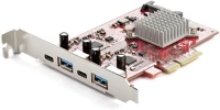 Startech.com PEXUSB312A2C2V Usb 3.1 gen2 2x type-c 2x type-a bővítő kártya pcie kép
