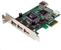 Startech.com PEXUSB4DP 3+1x usb 2.0 bővítő kártya pcie kép