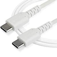 Startech.com RUSB2CC2MW Usb type-c - usb type-c adat- és töltőkábel 2m fehér kép