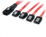 Startech.com SAS8087S450 Sas -> 4x sata kábel piros kép