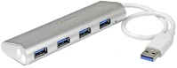 Startech.com ST43004UA 4 portos usb 3.0 hub ezüst kép