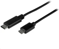 Startech.com USB2CUB1M Usb c -> micro usb  kábel fekete kép