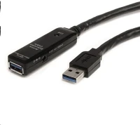 Startech.com USB3AAEXT5M Usb hosszabbító kábel fekete kép