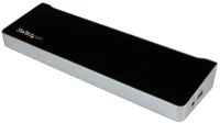 Startech.com USB3DOCKH2DP Dokkoló állomás fekete-ezüst kép