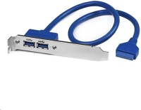 Startech.com USB3SPLATE 2x usb 3.0 hátlapi kivezetés kép