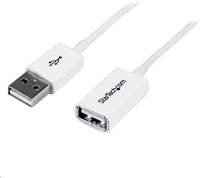 Startech.com USBEXTPAA1MW Usb hosszabbító kábel fehér kép