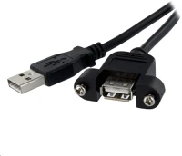 Startech.com USBPNLAFAM2 Usb hosszabbító kábel fekete kép