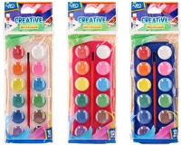 Statovac 107106 Vízfesték  neo 21 mm 12 db-os klt. ecsettel kép