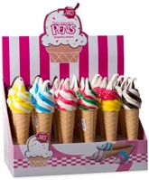 Statovac 410065 Golyóstoll chic fagyi 0,5 mm, kék, vegyes minták kép