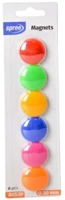 Statovac 492211 Táblamágnes spree 30 mm 6 db/csomag vegyes színek kép