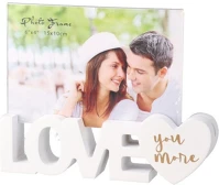 Statovac 706463 Képkeret  woody fa 10 x 15 cm asztali, fekvő love you more kép