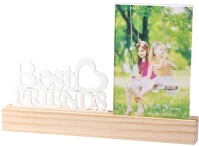 Statovac 706465 Képkeret  woody fa 10 x 15 cm asztali, fekvő best friends kép