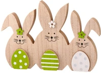 Statovac 734053 Kreatív dekoráció  coni fa nyuszi tojásokkal, 16,5 cm kép