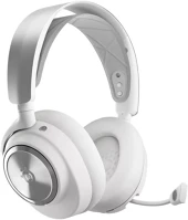 Steelseries 61727 Arctis nova pro omni wireless bluetooth gaming headset white retail kép