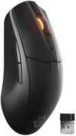Steelseries 62523 Rival 3 gen 2 gaming wireless bluetooth mouse black kép