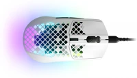 Steelseries 8500 DPI Aerox 3 (2022) snow fehér optikai gamer egér kép