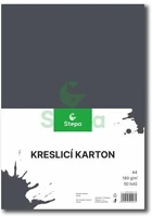 Stepa A4, 180G, 50 LAP Rajzlap, a4, 180g, 50 lap, fekete kép